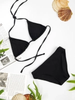 купальник раздельный 3 в 1 пляжный кроп топ парео