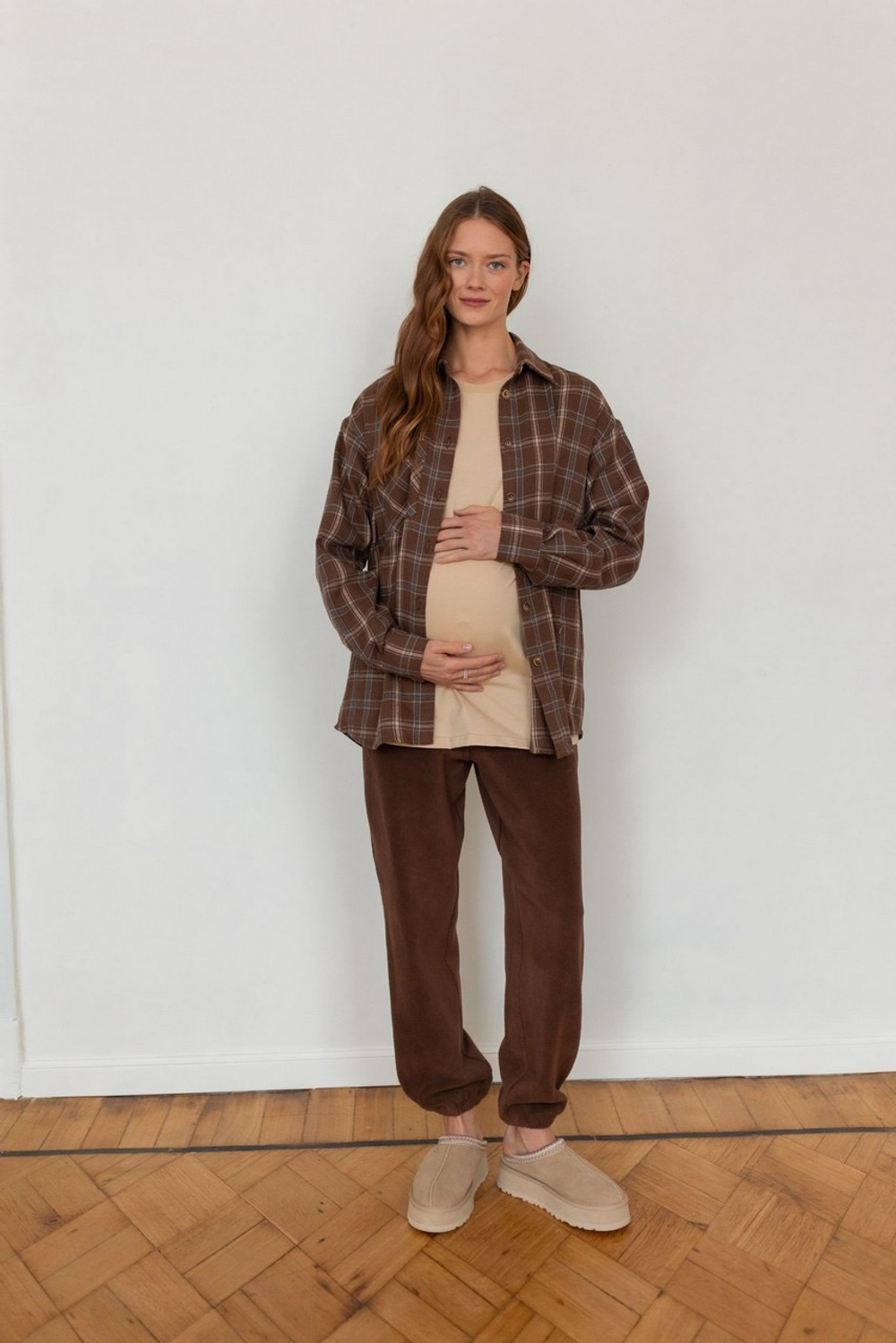 Брюки Арктика для беременных, Шоколад