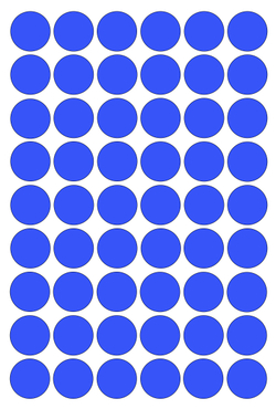 Виниловые наклейки для упаковки и маркировки Policomprint M4. 20 мм. 54 шт.