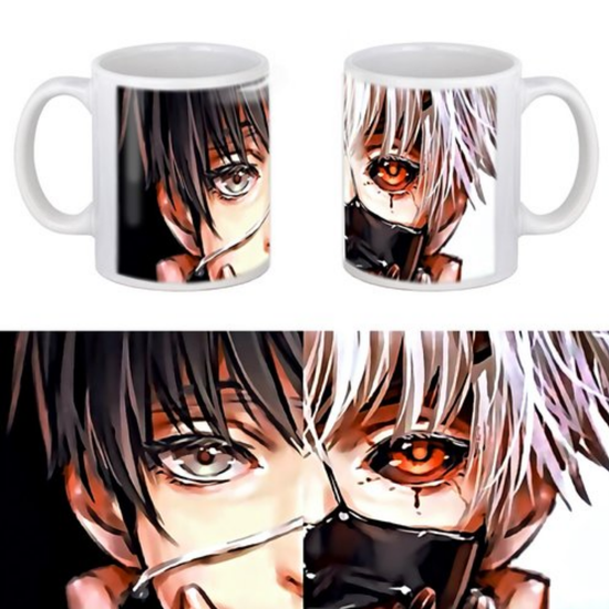 Кружка керамическая Токийский Гуль Канеки Tokyo ghoul, 330 мл