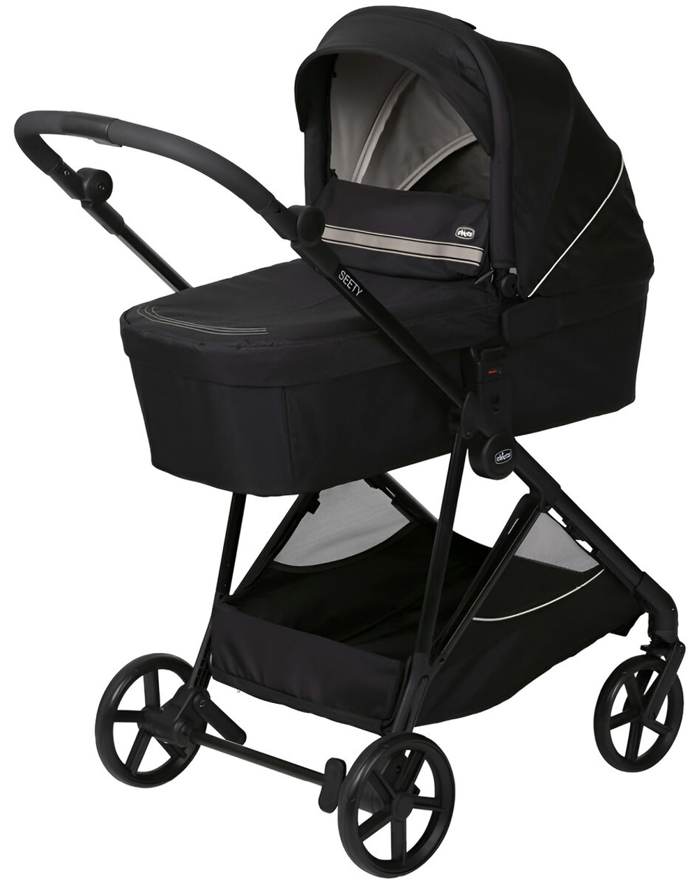 Коляска Chicco Seety 2 в 1 Etna Black