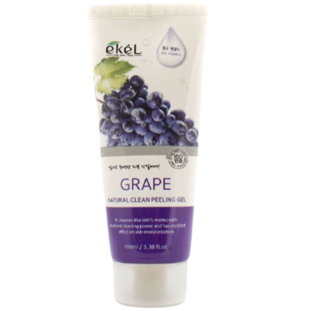 Ekel Пилинг-скатка с экстрактом винограда - Natural clean peeling gel grape, 100мл