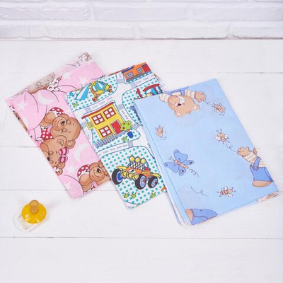 Пелёнка для новорождённых Бязь,110*80см