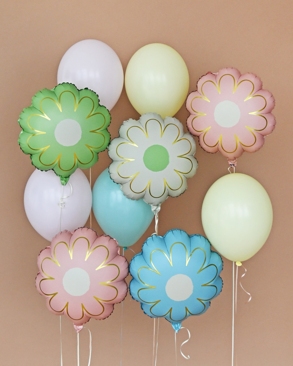 Связка из гелиевых шаров Ромашки
