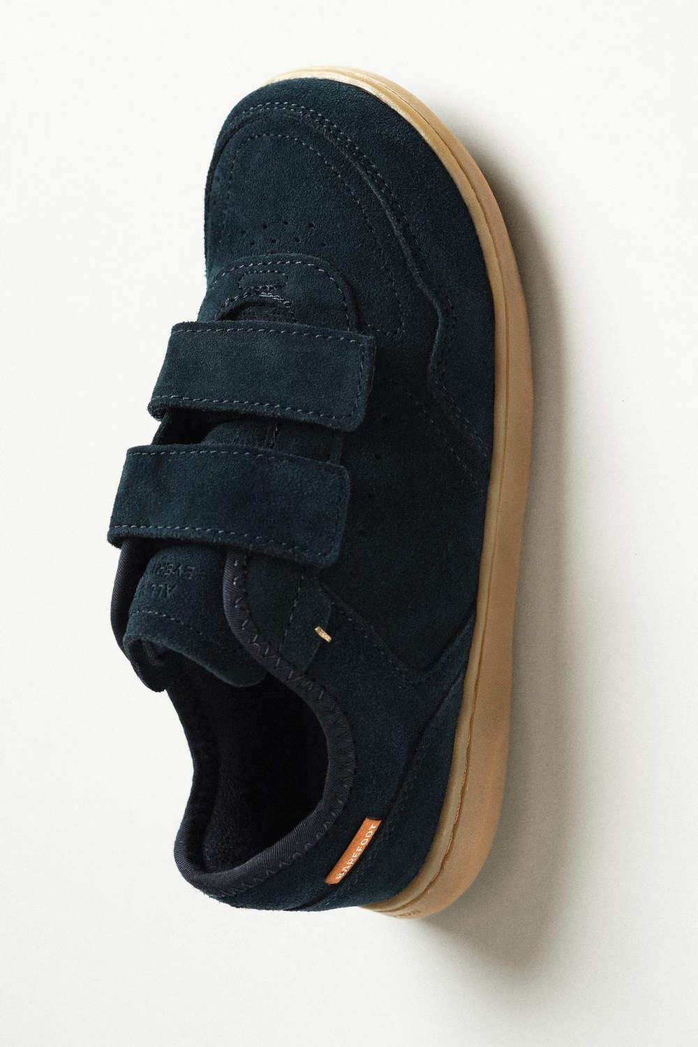 ZARA КОЖАНЫЕ КРОССОВКИ, ТЕМНО-СИНИЙ