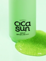 Edit.B Успокаивающая солнцезащитная сыворотка с экстрактом центеллы азиатской SPF50 Sunday Cica Sun Serum 55 мл