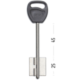 Заготовка сувальдного ключа 12742 GRD3DP