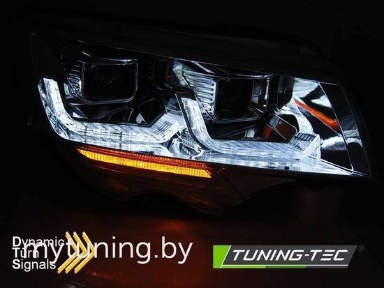 Фары передние CHROME DRL SEQ для VW T6.1 20-
