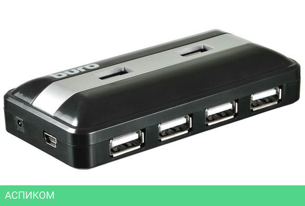 USB-хаб Buro BU-HUB7-U2.0 черный