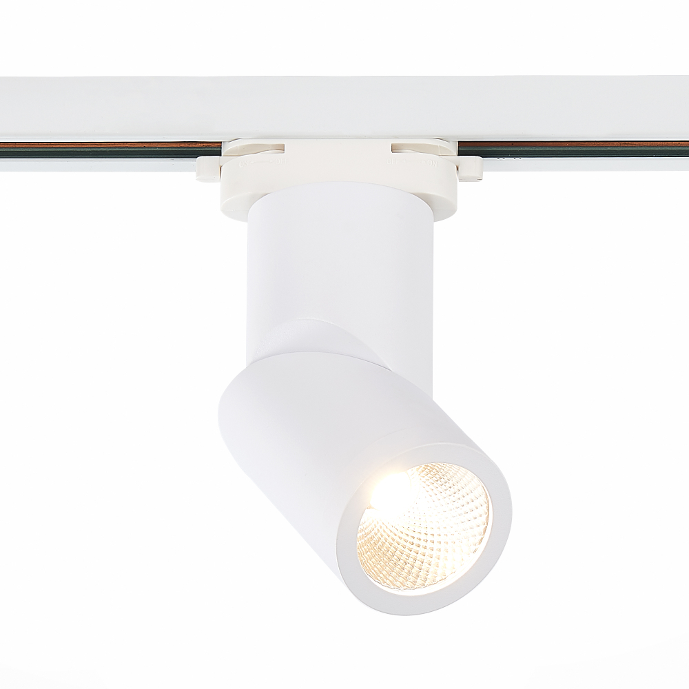 ST650.546.10 Св-к трек. Белый LED 1*10W 4000K 800Lm Ra&gt;90 38° IP20 D60xH190 165-265V