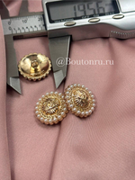 Пуговицы Шан. Золотые Жемчуг4 19,5 мм