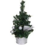 Елка декоративная «Сказочный блеск» 20 см, Серебро