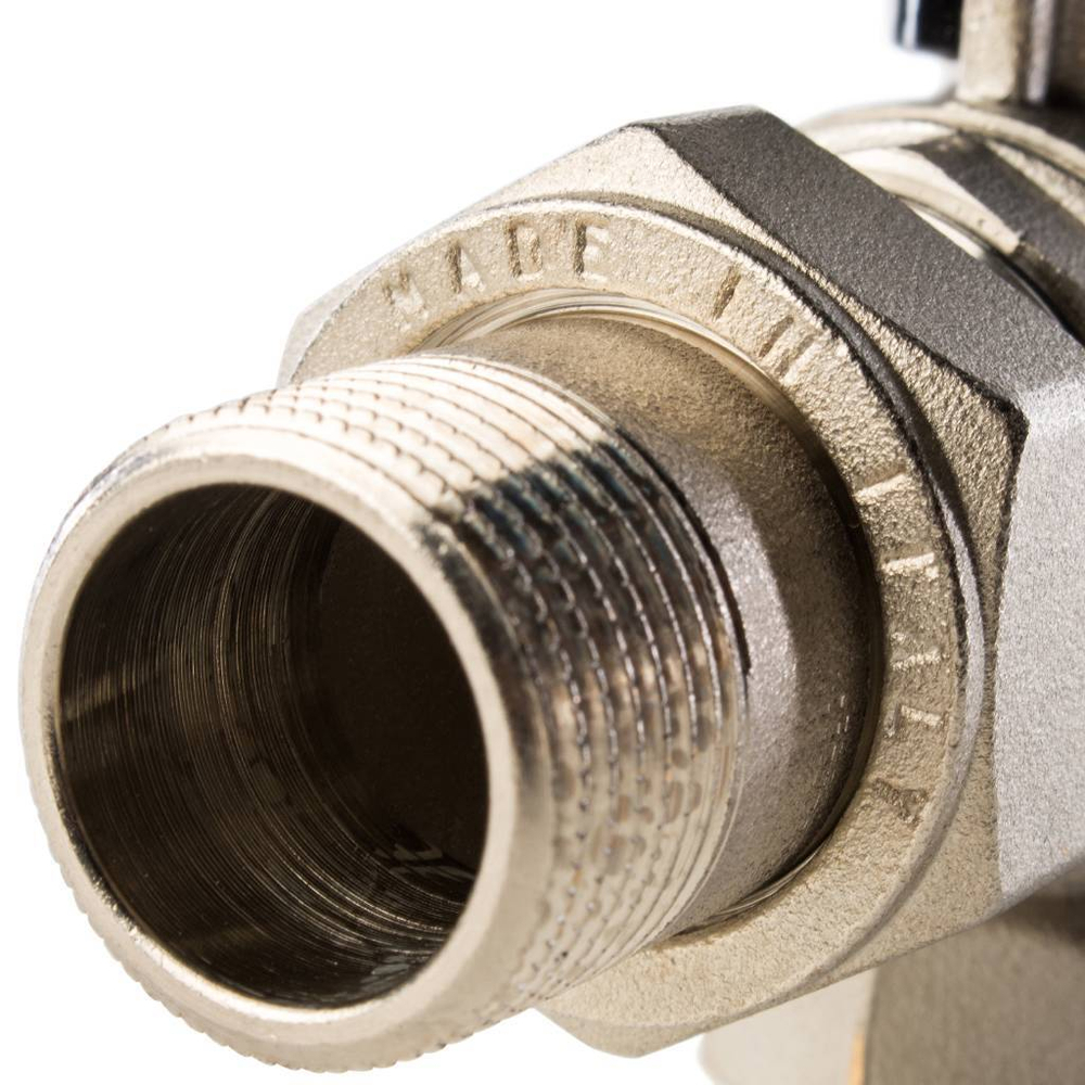 Кран шаровой угловой с американкой полнопроходной 20