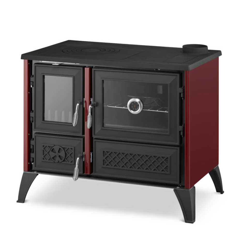 Дровяная кухонная печь Simge Soba 801 STELLA RED