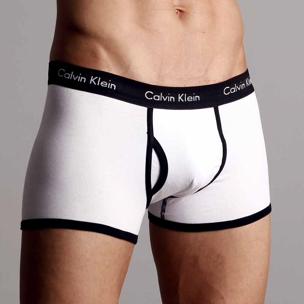 Мужские трусы боксеры Calvin Klein 365 White Black