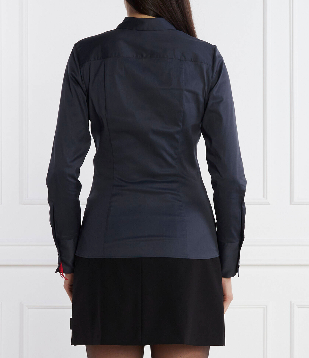 рубашка the fitted HUGO - темно-синий(50416895)