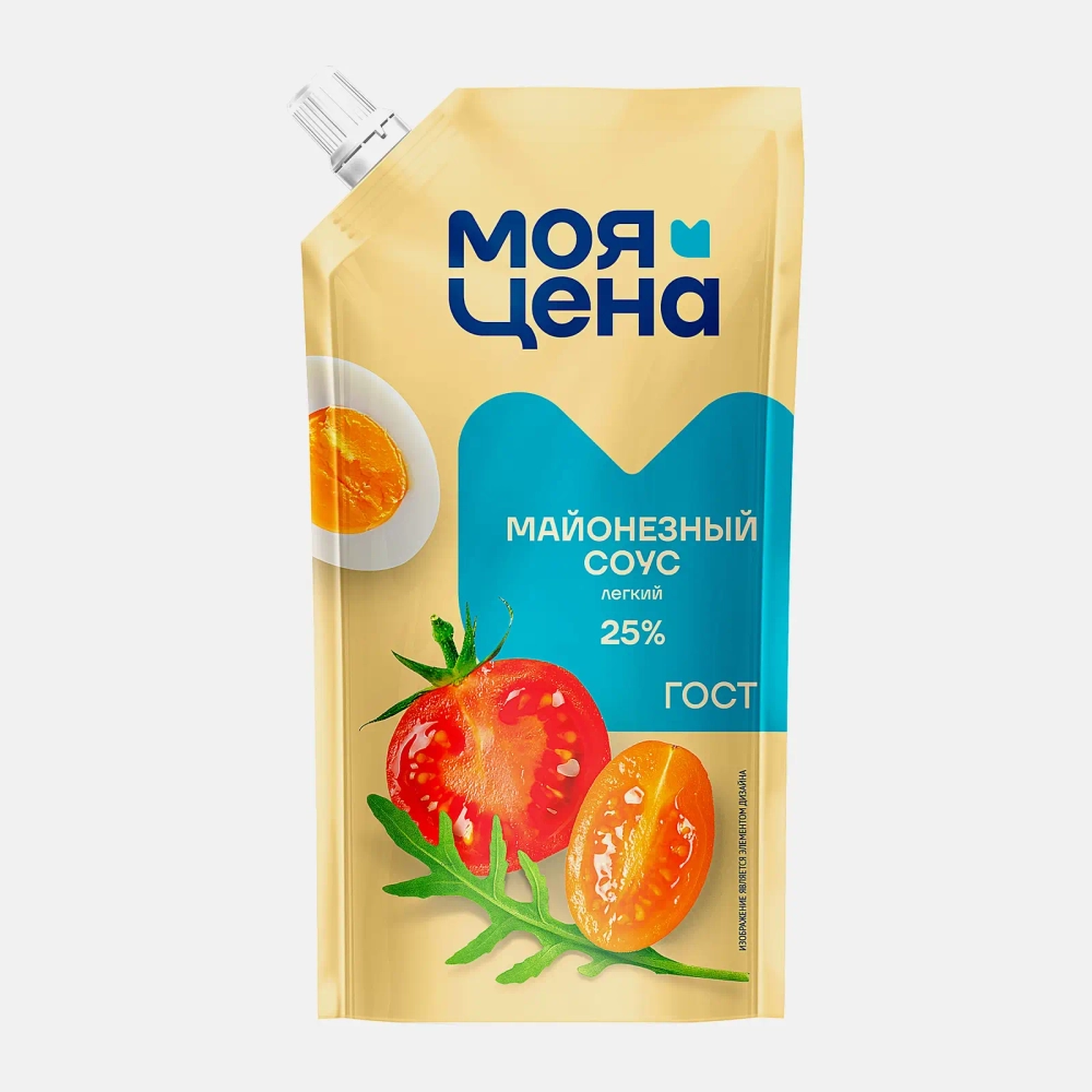 Соус майонезный Моя цена Легкий 25% 220мл