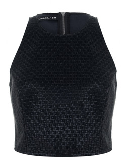 Топ из премиальной экокожи