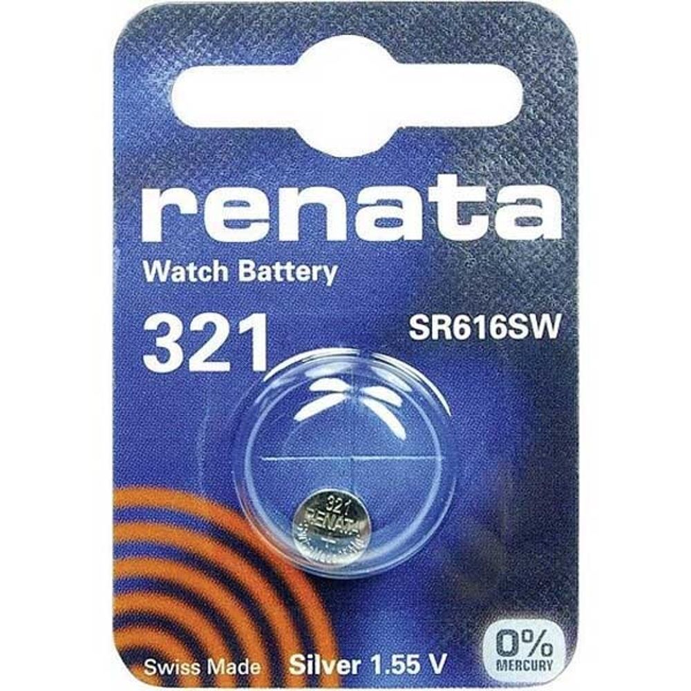 Батарейка для часов Renata 321 Батарейка для часов Renata 321