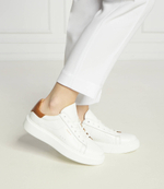 Кожаные кроссовки Alohas - белый(S00603)