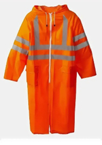 Плащ-дождевик оранжевый