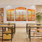 Стенд Русский язык и литература с карманами А4 1041