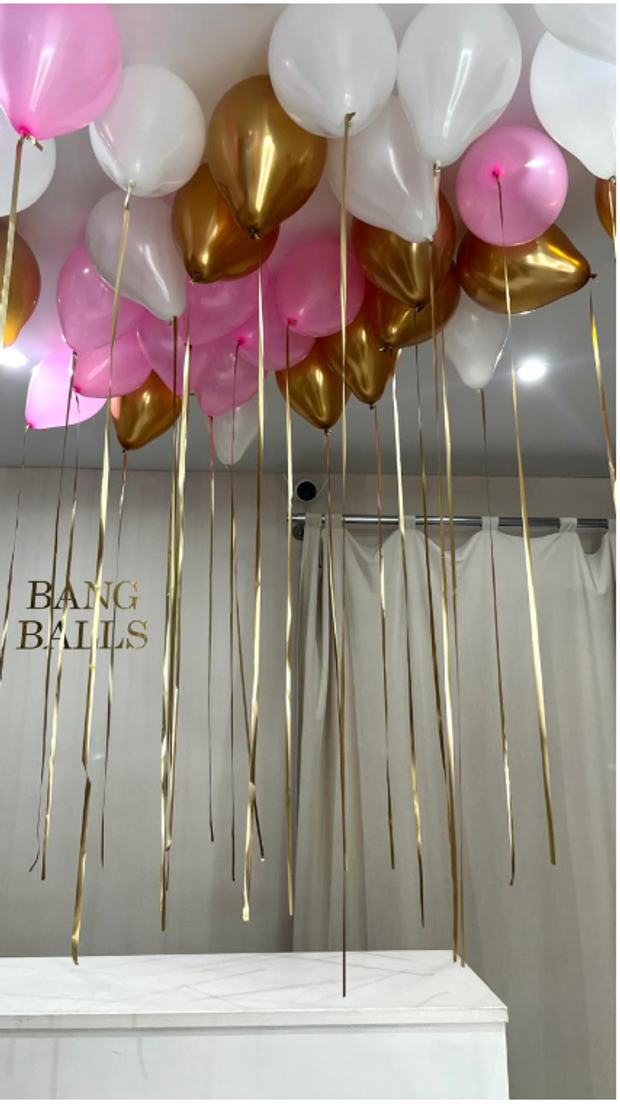 Коробка-сюрприз с шарами №124