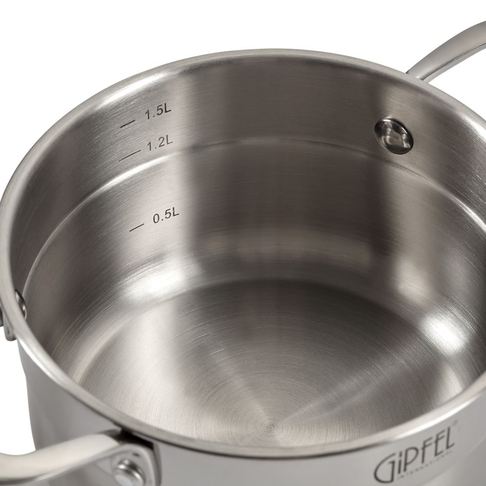 Кастрюля из нержавеющей стали Gipfel Gala 1272 16 см/1,5 л