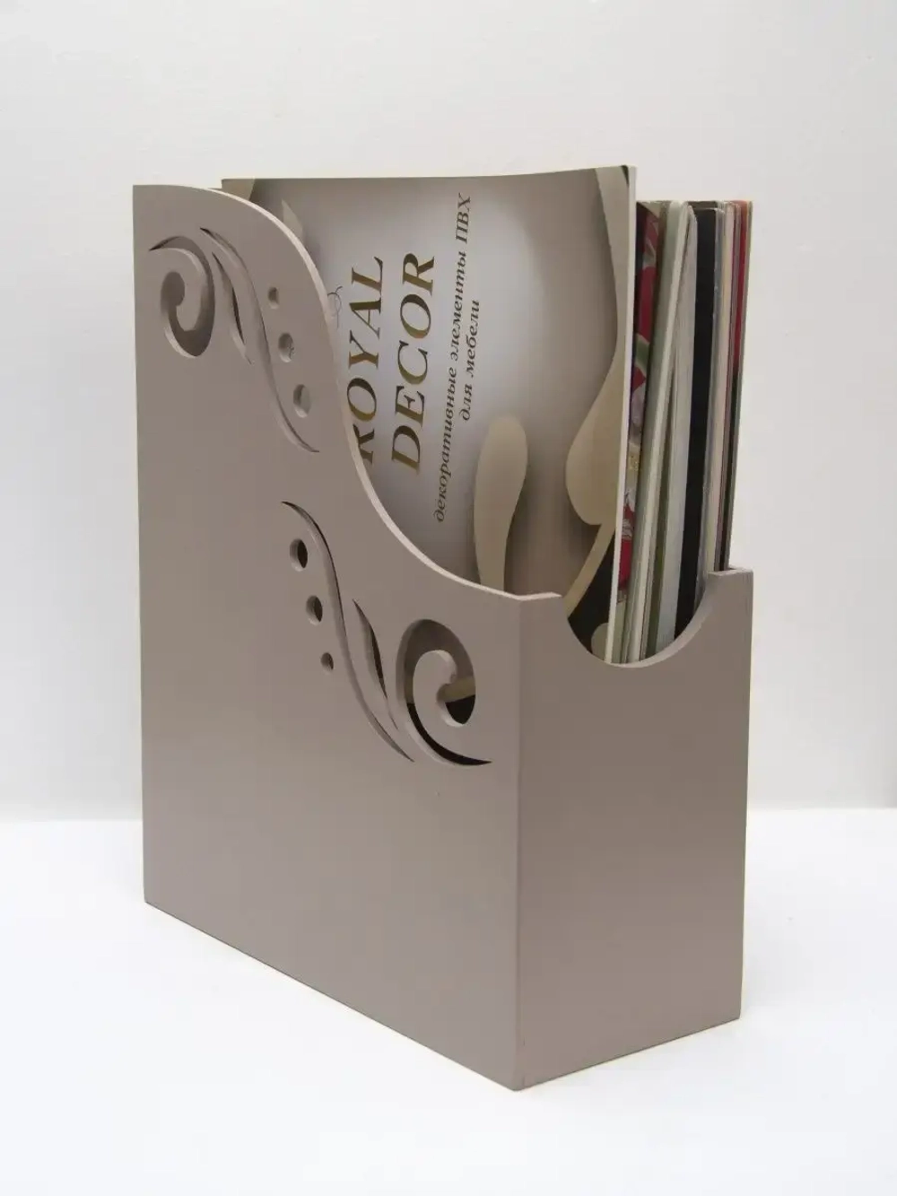 Подставка деревянная для журналов и документов "Прованс"