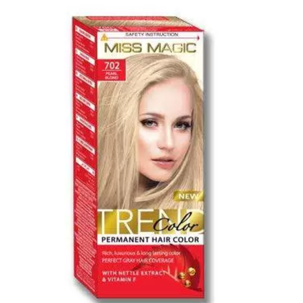Краска для волос Miss Magic №702 Жемчужный Бдондин 90 гр
