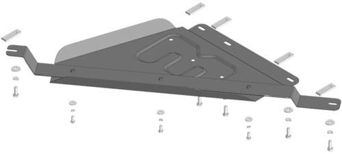 Защита стальная 2 мм раздаточной коробки для Great Wall Poer Motodor.73116
