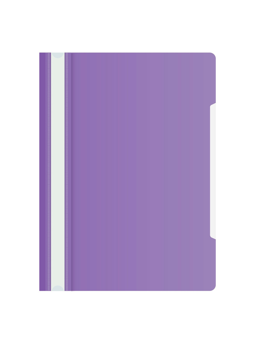 Скоросшиватель пласт. прозрачный верх.лист фиолет. PS20violet