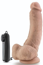 Телесный вибратор Tennis Champ - 20 см. (Цвет: телесный)