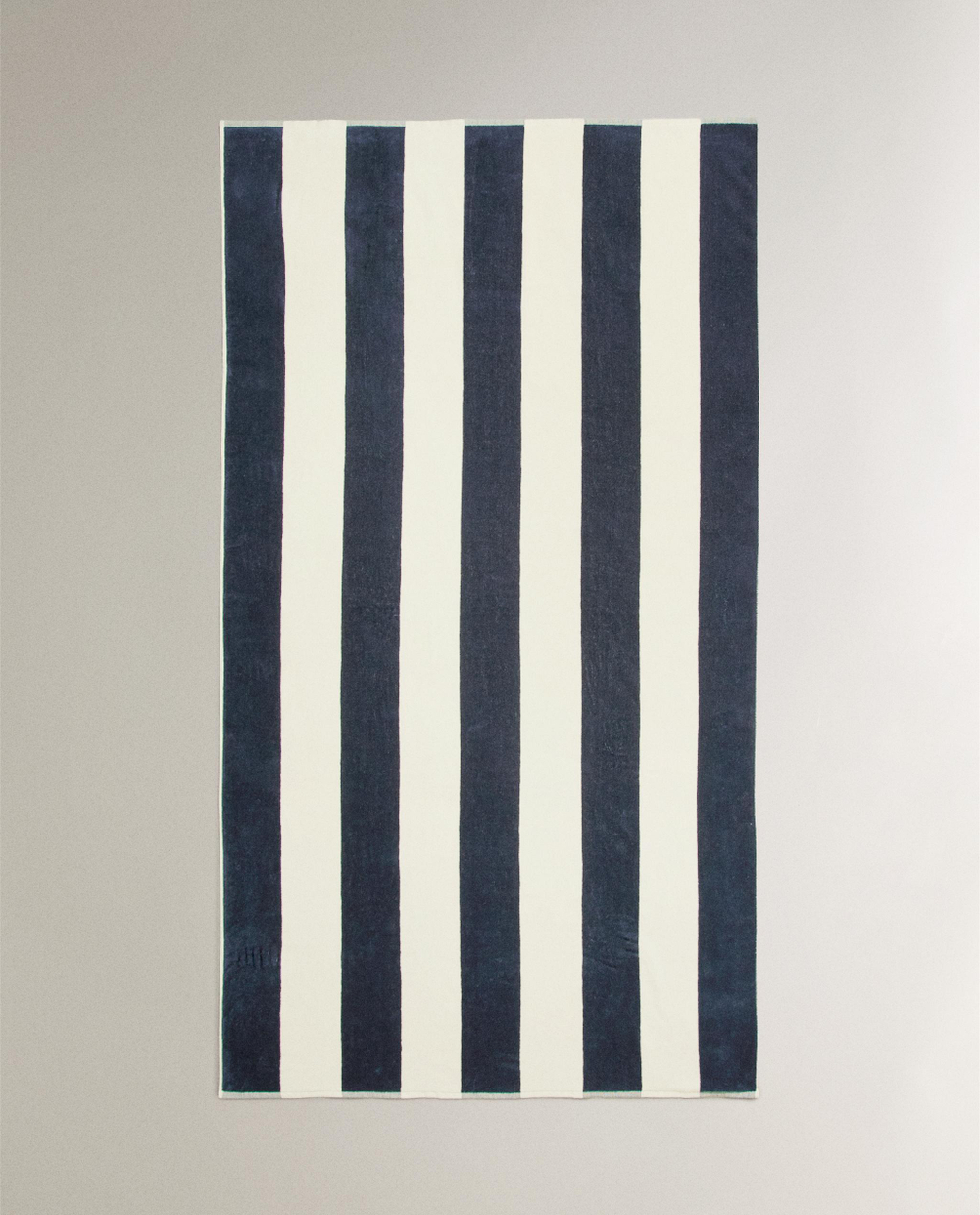 Zara Home Банное полотенце из хлопка, в полоску