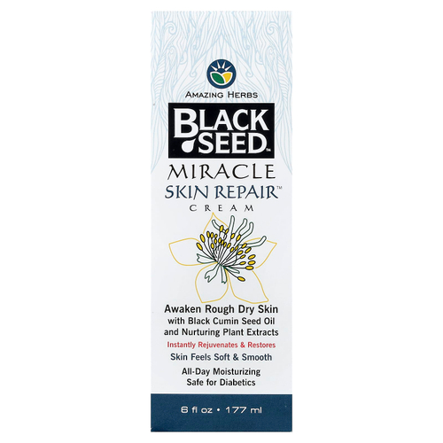 Amazing Herbs, Black Seed Miracle Skin Repair™, крем, 177 мл (6 жидк. унций)