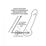 Пояс премиум класс (S) WOMAN SIMPLEX с 3 насадками