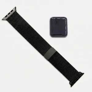 Ремешок стальной milan v2 для HEALTHBAND Pro №5, чёрный