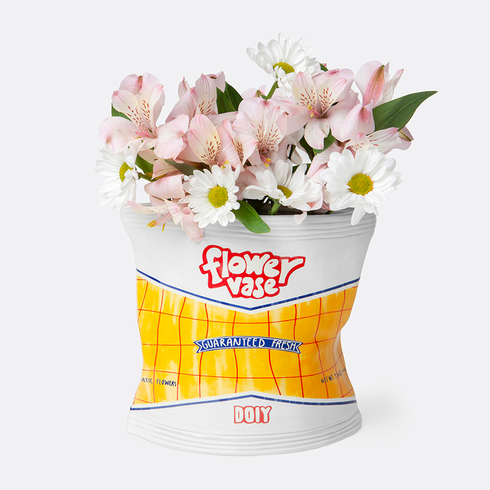 Ваза для цветов corner shop, chips bag, 17 см