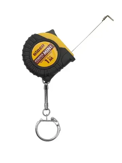 Рулетка Biber Мини, рулетка строительная, рулетка измерительная, рулетка для измерений 1 м/6 мм