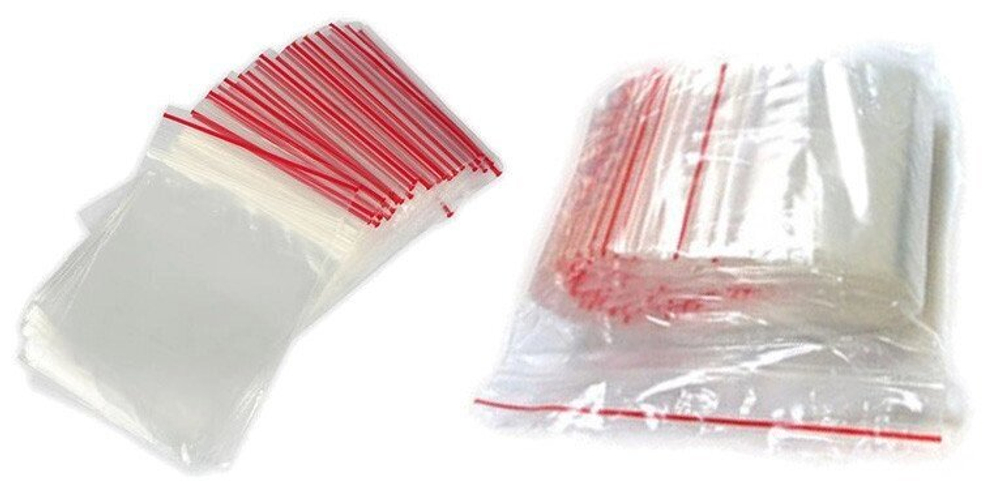 Пакет Зип Лок (Гриппер) 8х12 см 100 штук