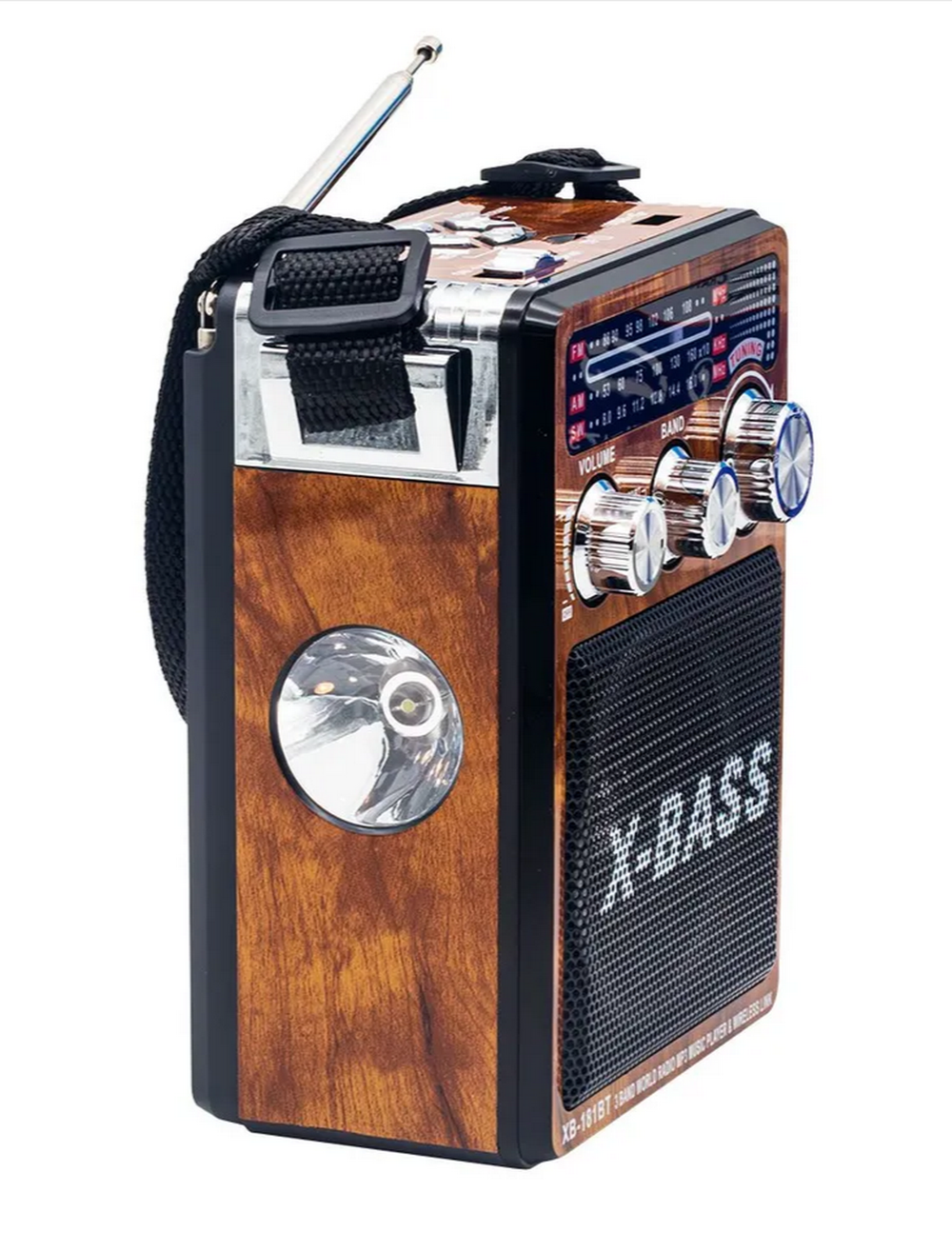 Радиоприемник с MP3 плеером и Bluetooth +фонарь Waxiba XB-181BT