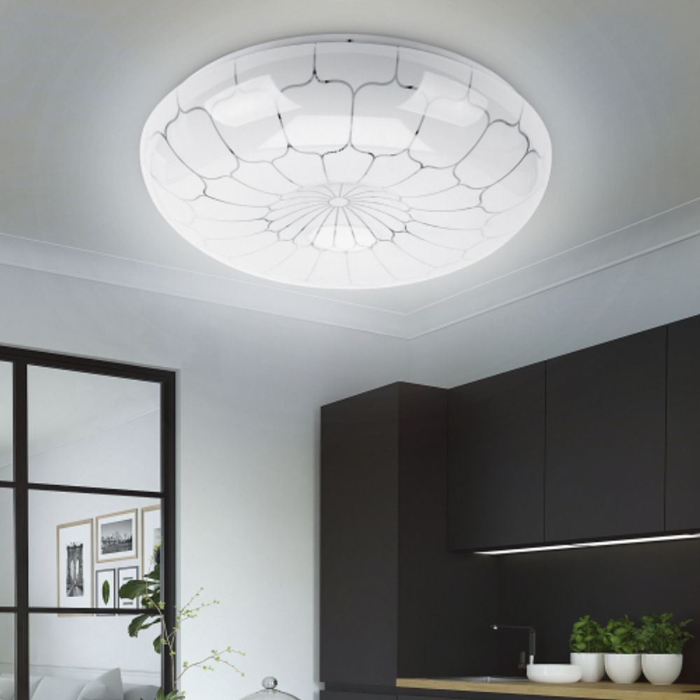 Светильник потолочный светодиодный ЭРА Классик без ДУ SPB-6-12-4K Pautina 12Вт 4000K | Светильники SPB-6 без ДУ