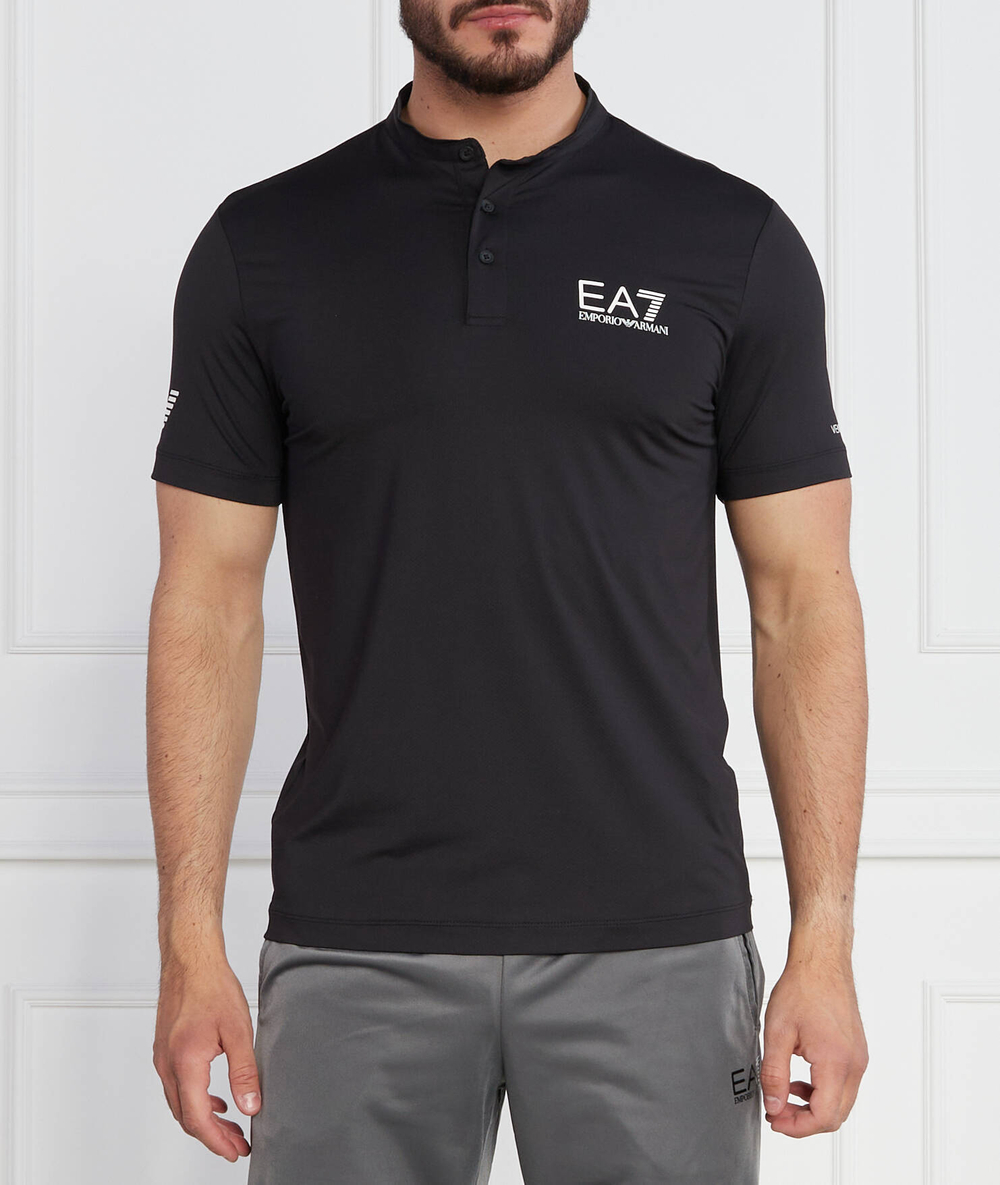 Поло EA7 - черный(8NPT21 PJEMZ)