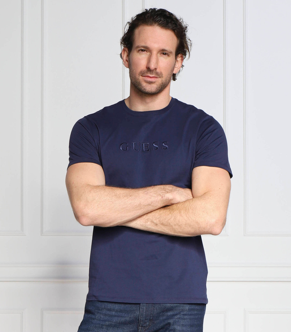 футболка ss classic GUESS - темно-синий (M2BP47 K7HD0)