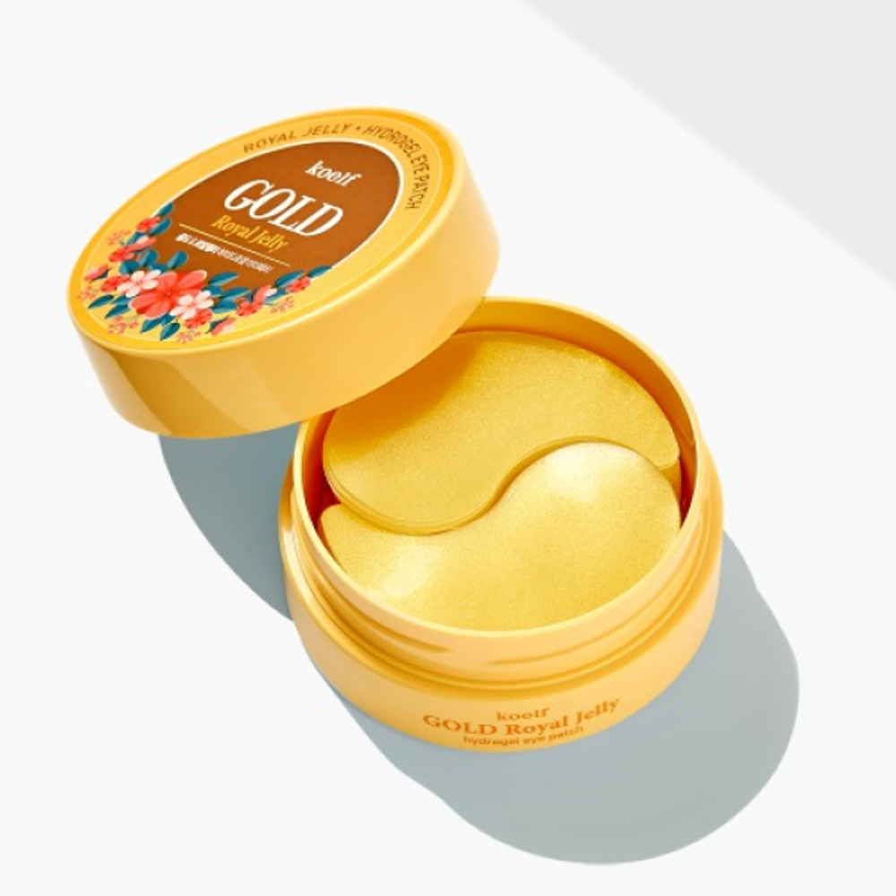 Гидро-гелевые патчи с золотом и маточным молочком Petitfee Koelf Gold & Royal Jelly Eye Patch