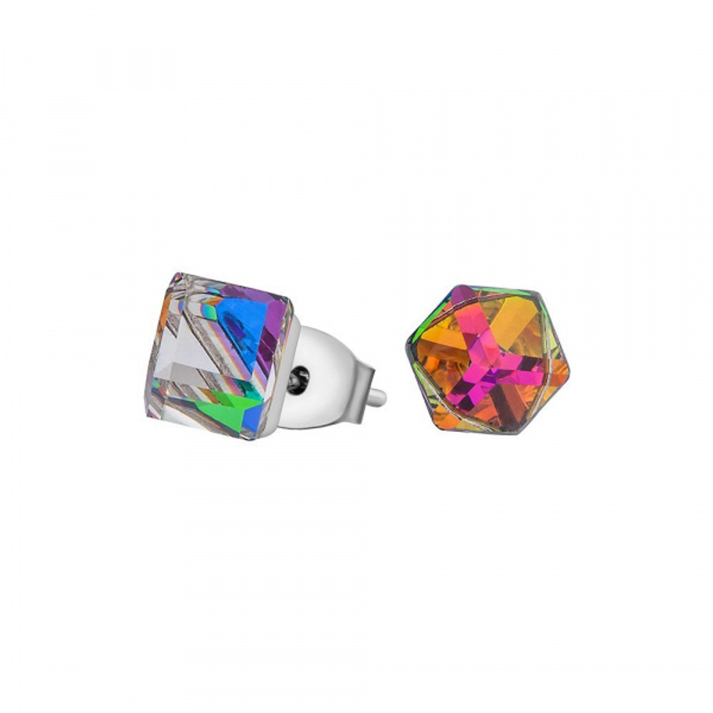Серьги-пусеты Fiore Luna Crystal Vitrail Medium SWE1127/1 CVM S