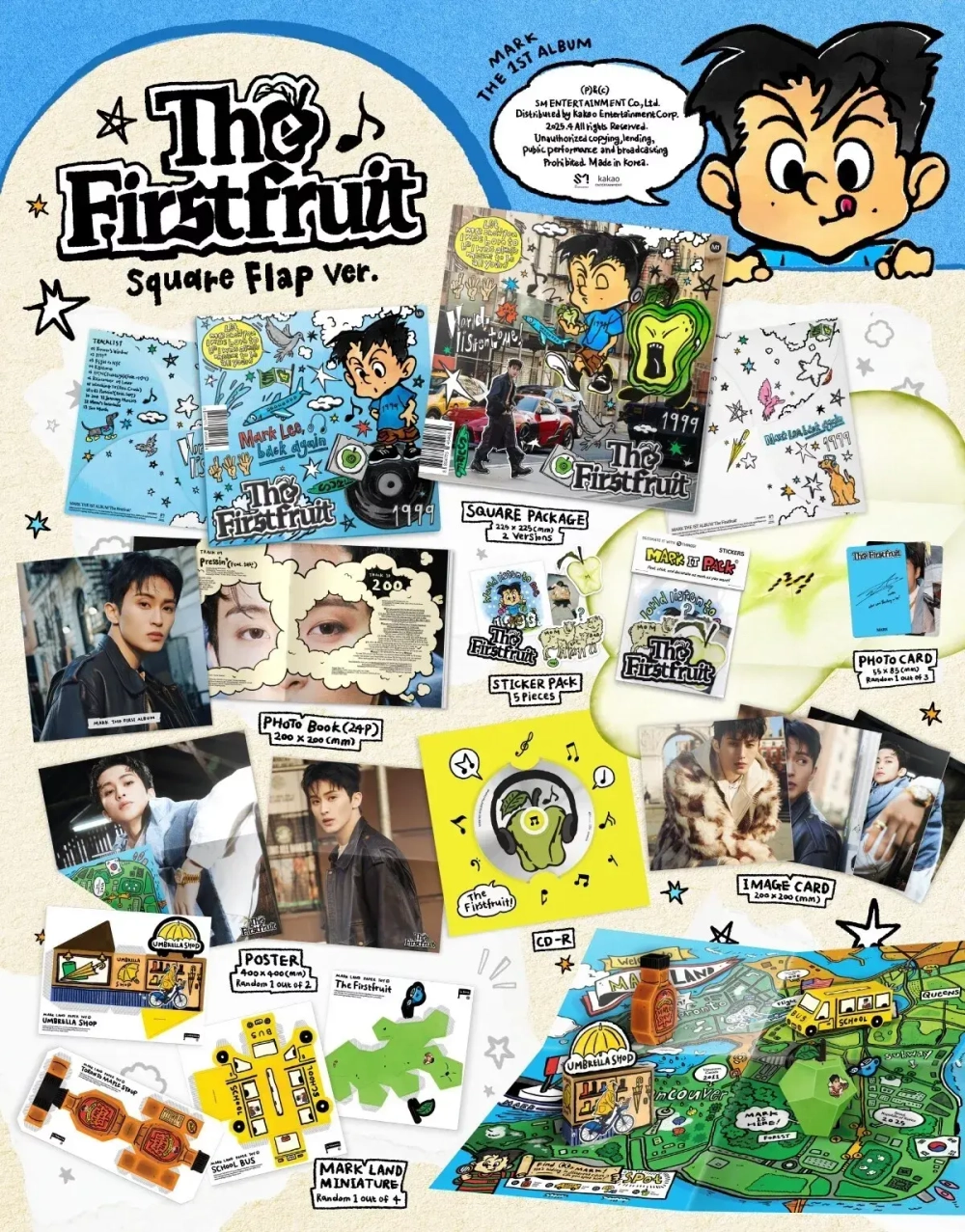 Альбом MARK NCT - The Firstfruit [Square Flap ver.] (1 ver.)