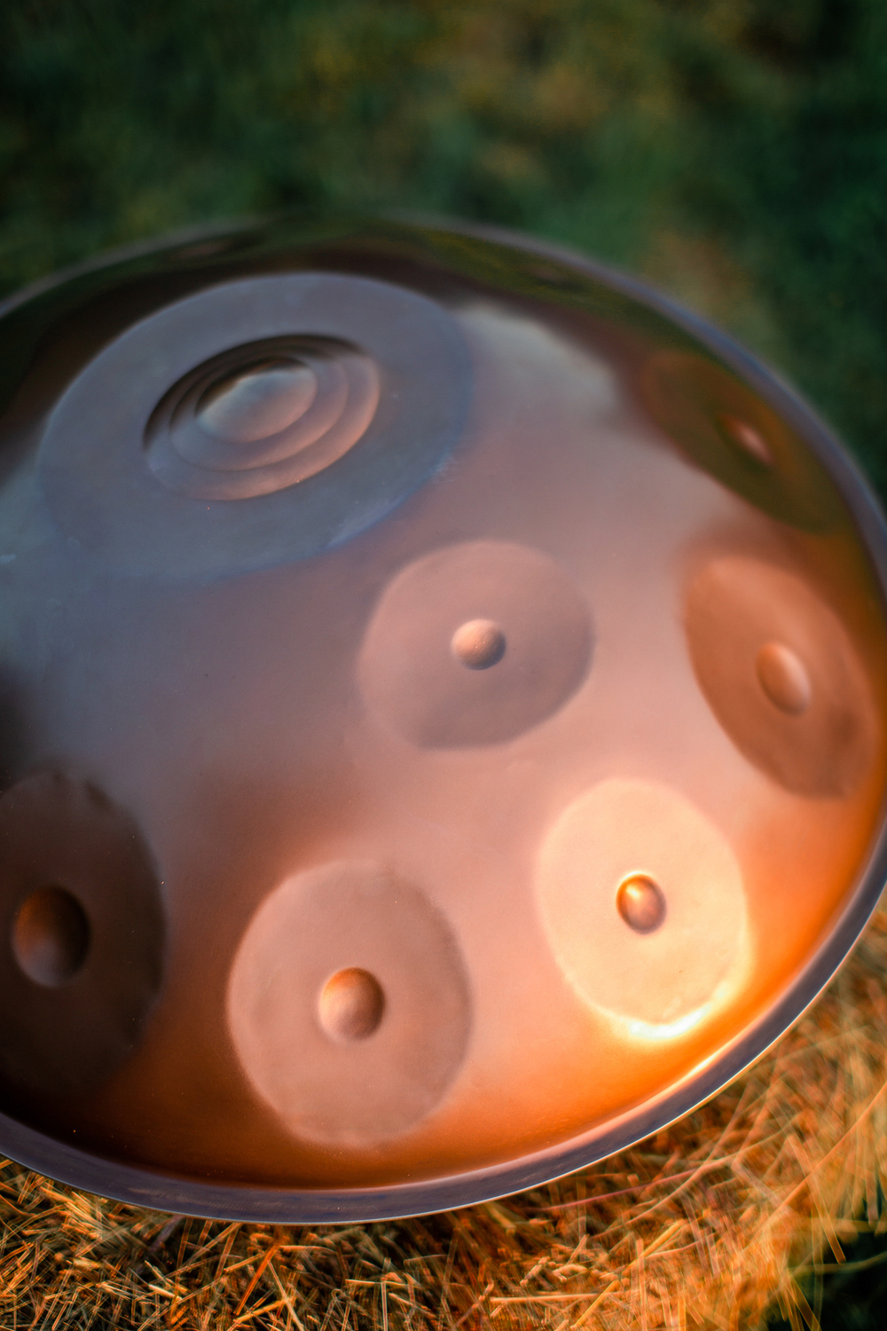 Глюкофон 53см, 11 мембран, Курд ре-минор, Kosmosky KSY.Handpan-11