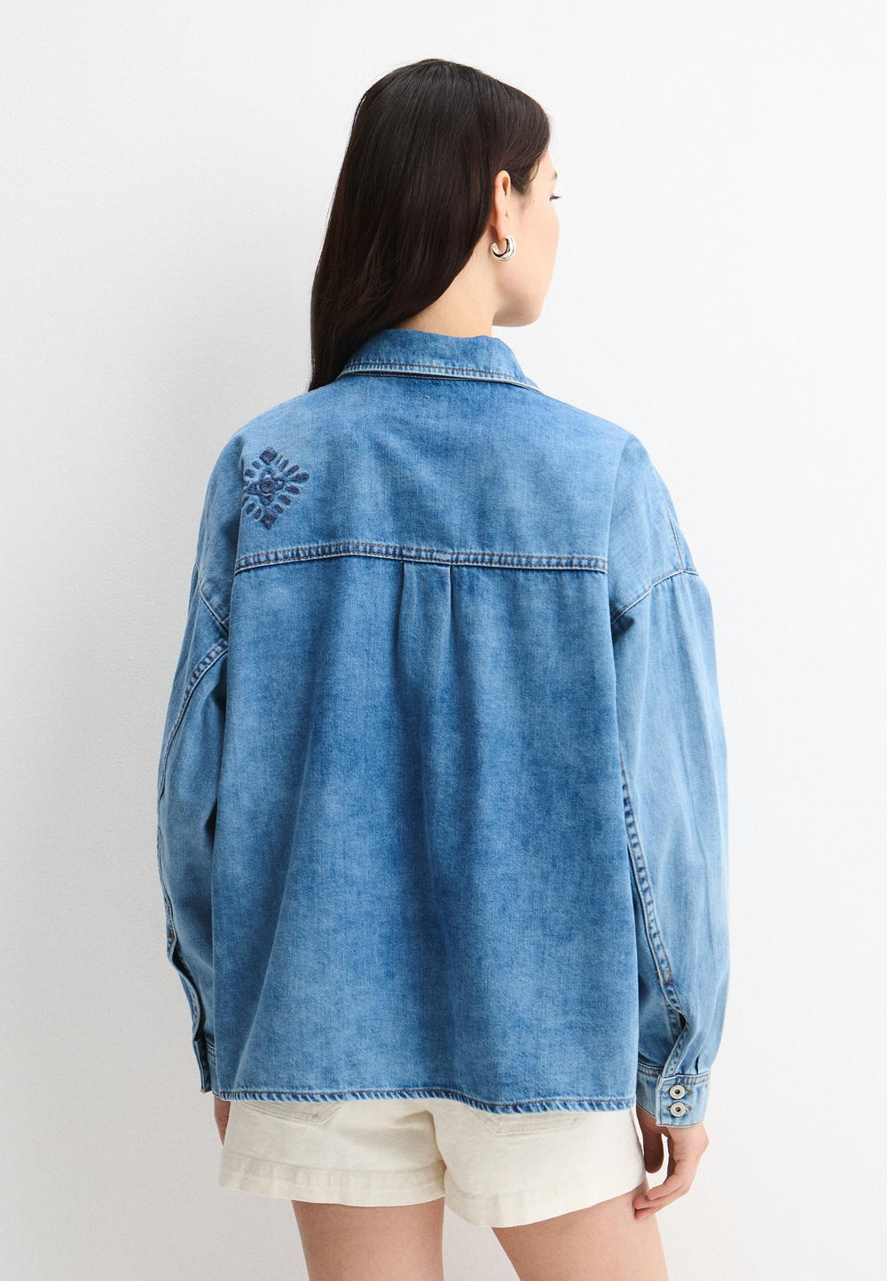 Рубашка джинсовая женская MUSTANG Ayana Over Shirt
