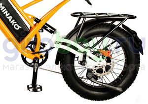 Электровелосипед Minako FOX-S 2.0 (48v/23Ah) Спицы - Оранжевый фото  7